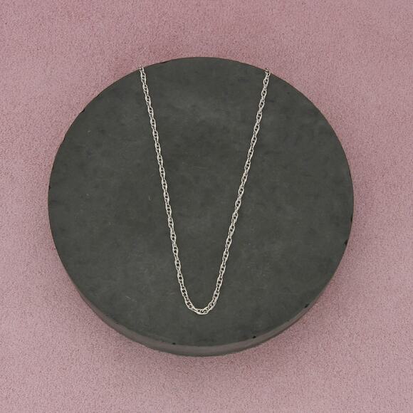 james avery sterling silver light rope chain necklace size 16.5in - Picture 1 of 3